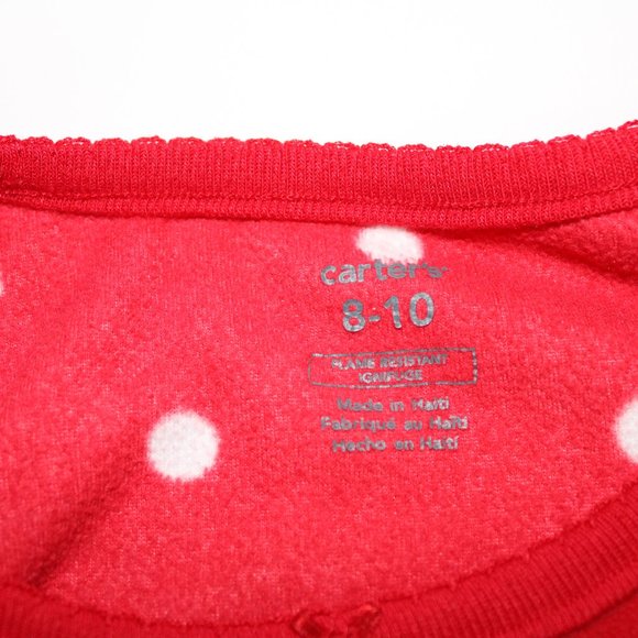 COPY - 🌈Carters Gingerbread Man Nightgown polka Dot-Red - Picture 4 of 8